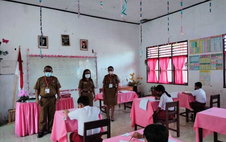 Sebanyak 45 Siswa SDN Inpres 3/77 Danowudu Mengikuti Ujian Sekolah