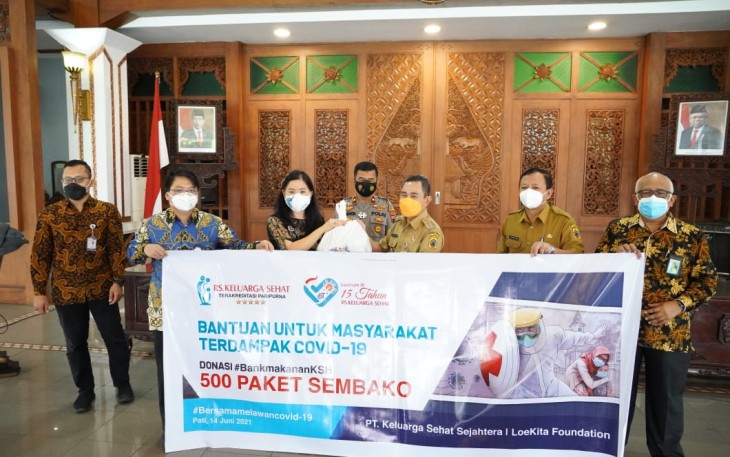 Satgas Covid terima 500 paket sembako
