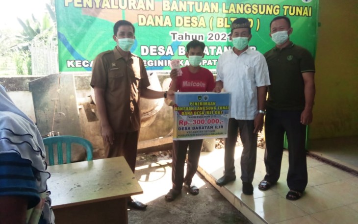 Penyaluran BLT DD 