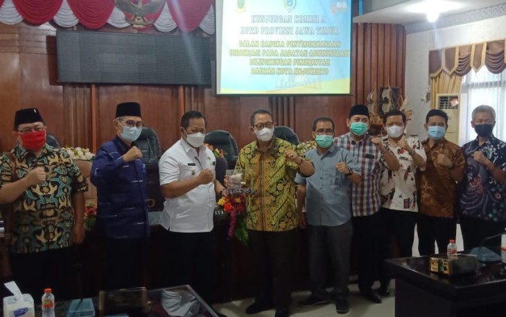 Komisi A DPRD Jawa Timur Melakukan Kunjungan ke Pemkot Mojokerto