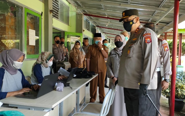 Sukseskan Vaksinasi, Kapolda Bengkulu Tegaskan Siap Buka 52 Gerai dengan 1000 Lebih Vaksinator