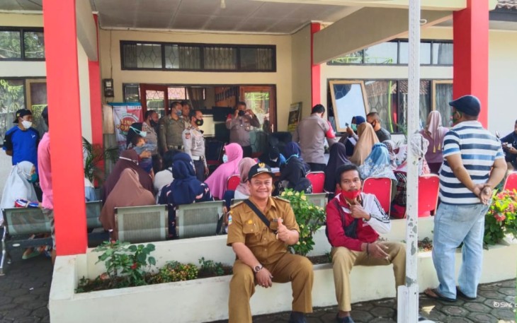 Mapolsek Wanaraja Garut-Polres Garut, Gencar Laksanakan Program Kegiatan Gerai Vaksin Presisi, Vaksinasi Covid -19