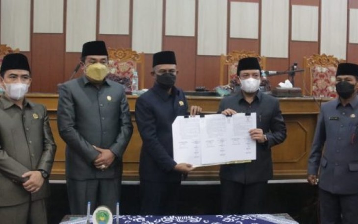 RAPBD-P Kota Bengkulu Tahun 2021 Disahkan