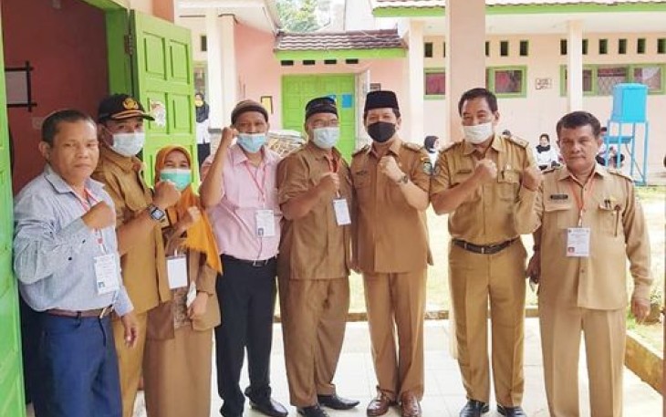 Sekda Monitoring Seleksi P3K Di SMKN 3 Seluma