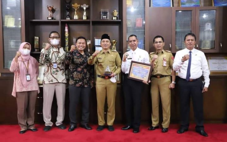 Mentri Keuangan Berikan Apresiasi Kepada Pemkab Lambar Atas Keberhasilan Menyusun Capaian WTP