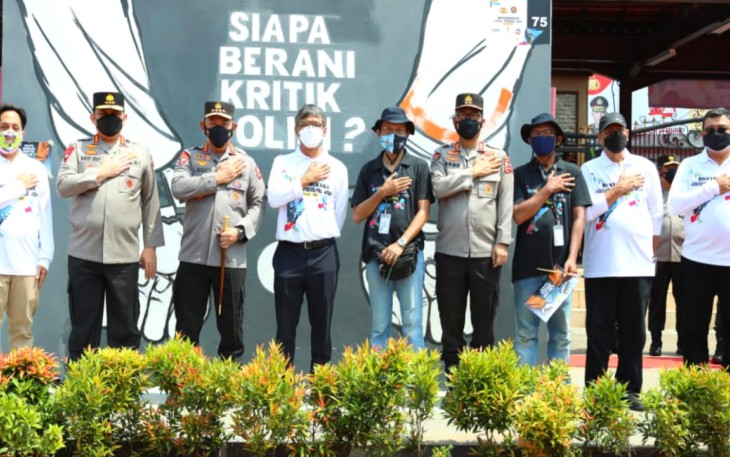 Kapolri Buka Festival Mural Bahayangkara, Sebagai Bukti Bahwa Kepolisian RI Menghormati Kebebasan Berekpresi