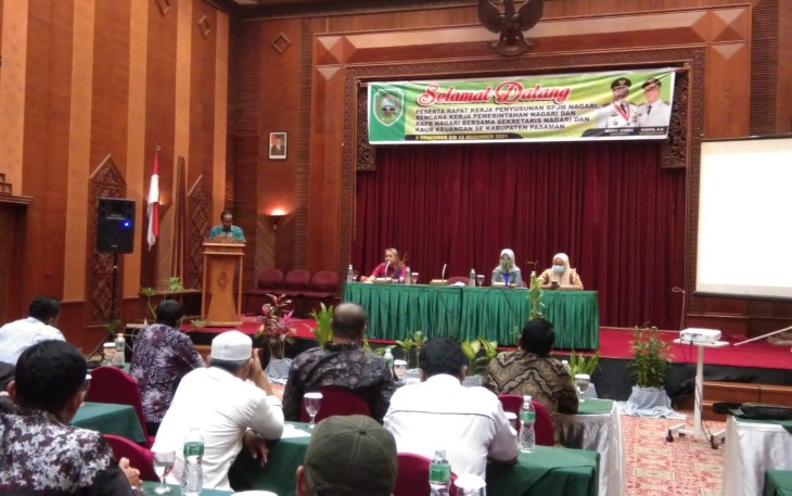 Dinas Pemberdayaan Masyarakat Kabupaten Pasaman rapat kerja (raker) Tim Penyusun RKP