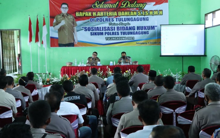 Program Sosialisasi Bidang Hukum Polres Tulungagung