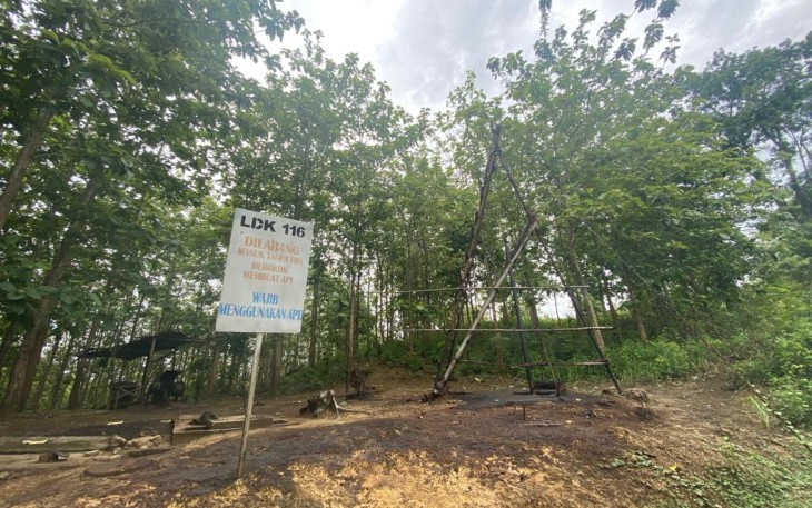  Salah satu sumur minyak di Ledok Kecamatan Sambong Kabupaten Blora Jawa Tengah