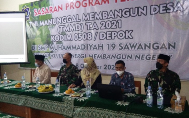 Pimpinan Cabang Muhammadiyah Sawangan Nilai TMMD Langkah Bagus