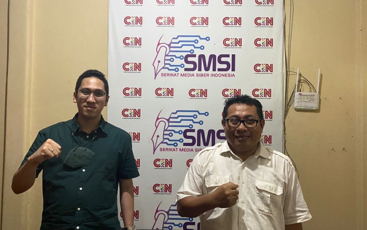 Ketua Umum SMSI mengundang rapat terbatad tokoh muda nasional, Yudhistira Bamsoet di kantor SMSI Pusat