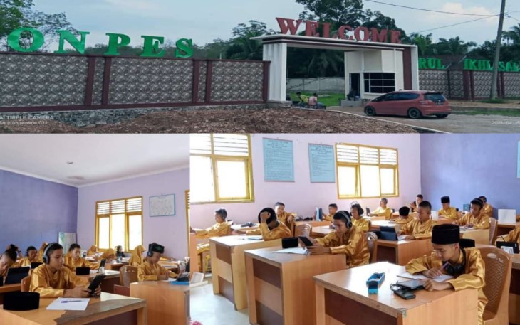 PonPes Darul Ikhlas Al Islami Pesantren Elit Di Jambi " Belajar Menggunakan Laptop & Iped " 