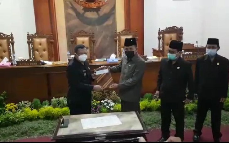 DPRD Kabupaten Tulungagung Setujui Pertanggungjawaban APBD TA 2020 dan Tetapkan Tatib Pilwabup