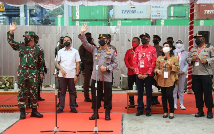 Panglima TNI Marsekal Hadi Tjahjanto dan Kapolri Jenderal Listyo Sigit Prabowo