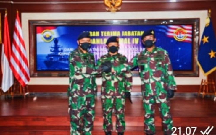 Laksamana Pertama TNI Dwika Tjahja Setiawan Resmi Jabat Danlantamal IV Tanjung Pinang