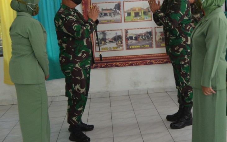 Tradisi sambut anggota selesai bertugas