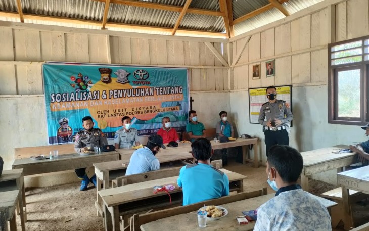 Sat Lantas Polres Bengkulu Utara Gelar Sosialisasi