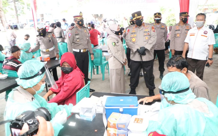 Polda Bengkulu Kembali Gelar Vaksinasi 