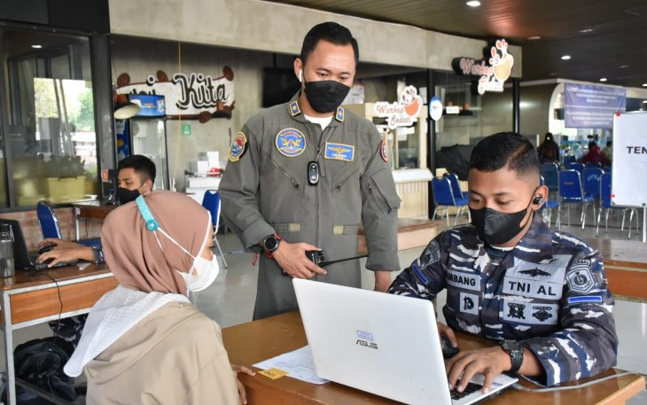Serbuan Vaksinasi TNI AL Puspenerbal