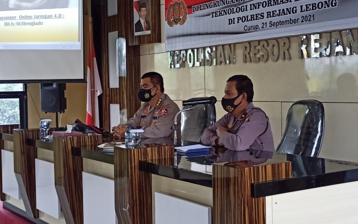 Tim Puslitbang Polri Lakukan Penelitian di Polres Rejang Lebong