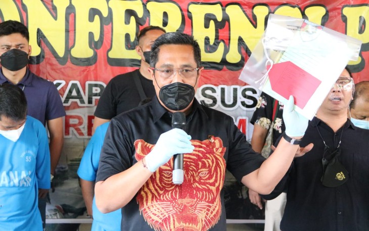 Polda Jateng gelar konferensi pers ungkap kasus pembobol ATM