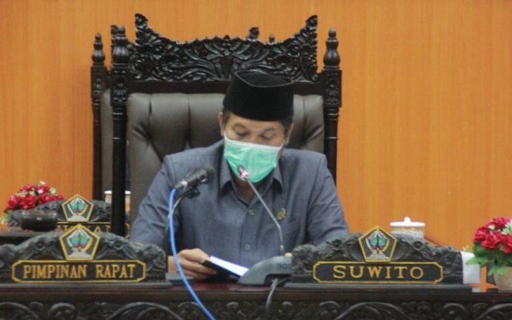 Ketua DPRD Kabupaten Blitar Suwito Saren Satoto (foto : Sekretariat DPRD Kabupaten Blitar)