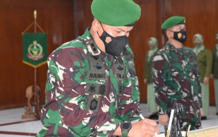 Letkol Inf Rahmat Dandim 0707/Wnsb yang baru