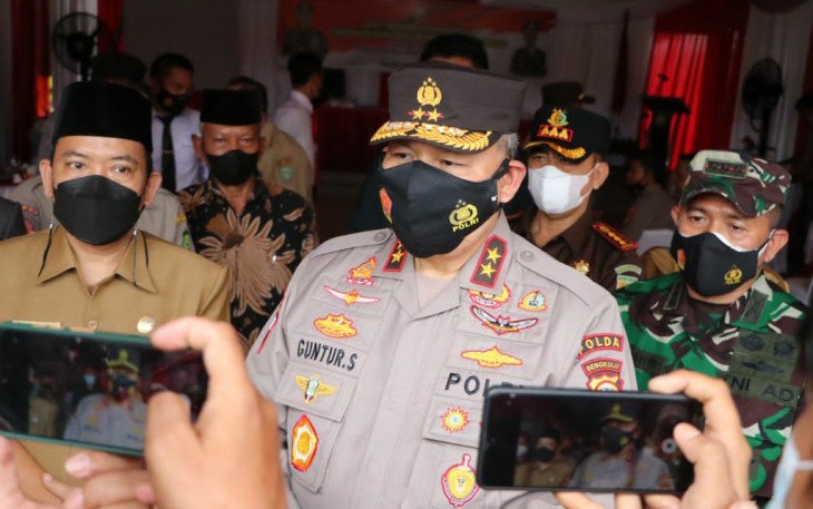 Kapolda Bengkulu Irjen Pol Drs Guntur Setyanto MSi
