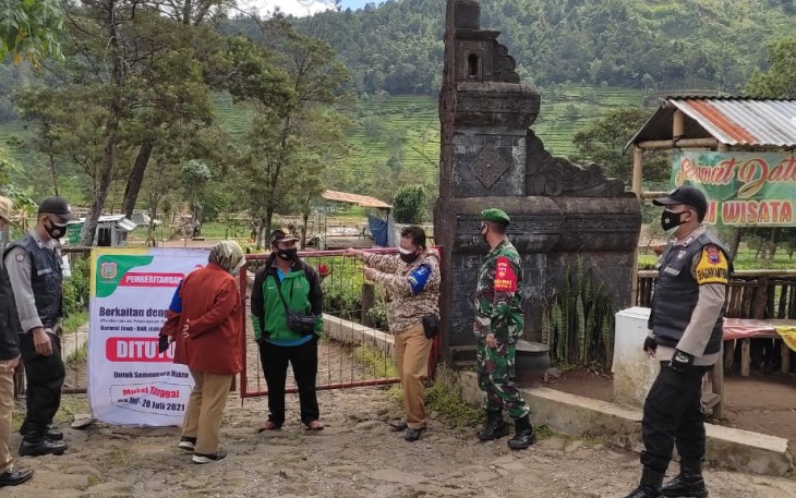 Wisata Sigedang ditutup pemberlakuan  PPKM Darurat