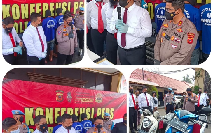 Konten Tawuran Yang Membawa Korban Berhasil di Ungkap Sat Reskrim Polres Cirebon Kota