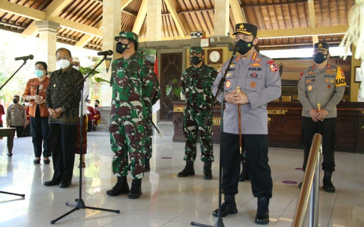 Kapolri Apresiasi Warga dan Forkopimda Karena Jumlah Isoter di Bali Paling Tinggi se-Indonesia 