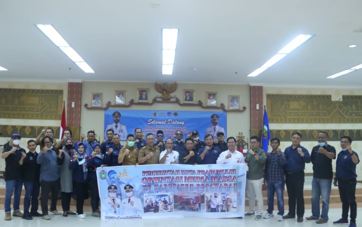 Pemerintah Kota Prabumulih Kunjungi Sekretariat Pemerintah Kabupaten Pesawaran