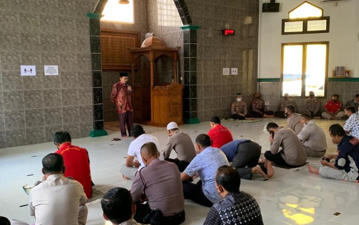 Terapkan Prokes, Polda Bengkulu Gelar Binrohtal