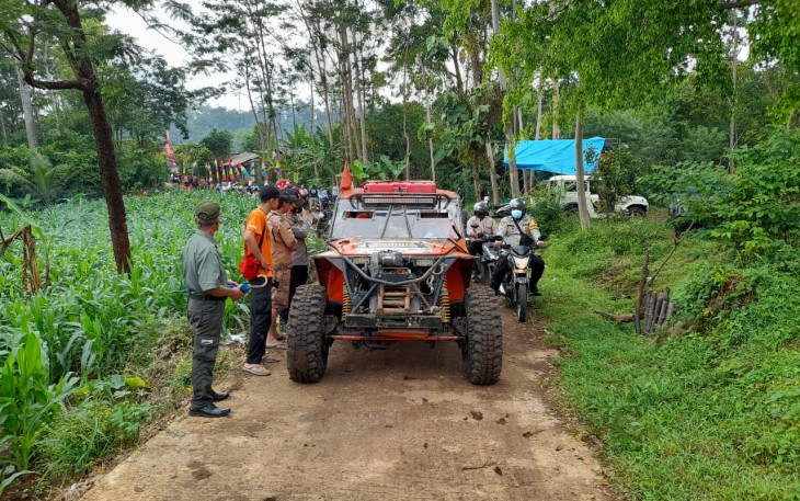 Kapolsek Patean Cek dan Monitoring Daerah Rawan Terjadinya Bencana