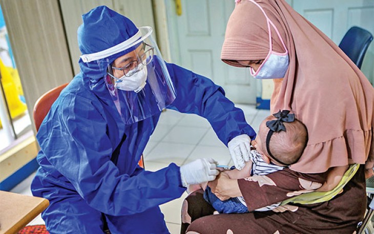 Aktivitas Posyandu Balita oleh Kader Kesehatan