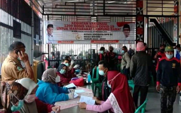 DPC PKS Kabupaten Lambar Gelar Vaksin Covid-19 di 3 Tempat