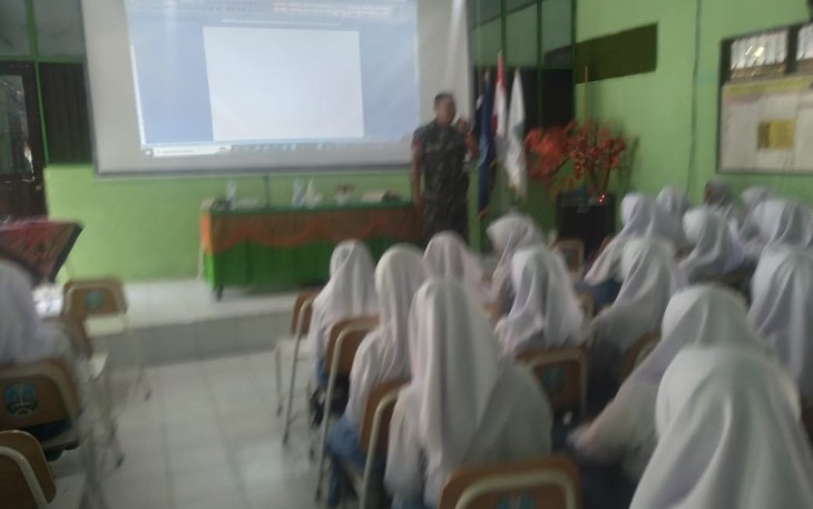 Pembekalan Wasbang Pelajar SMKN 1 Pitu Kec Pitu