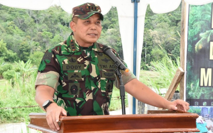 Komandan Korem 023/KS Kolonel Inf Dody Triwinarto, S.I.P., M.Han