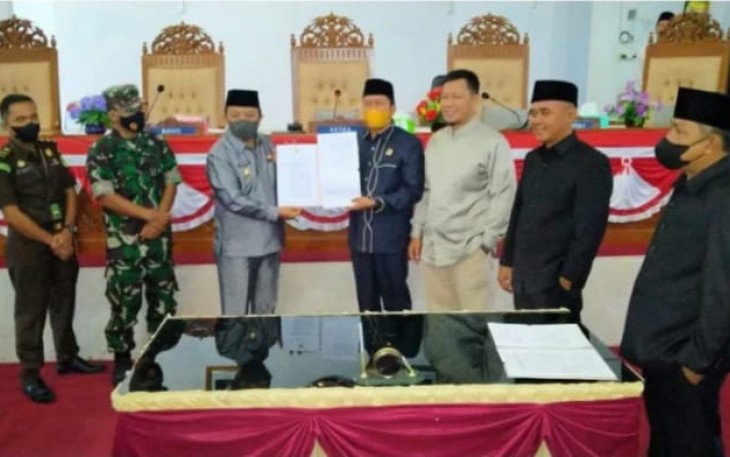 Rapat Paripurna Penyampaian LKPJ Bupati Tahun Anggaran 2021