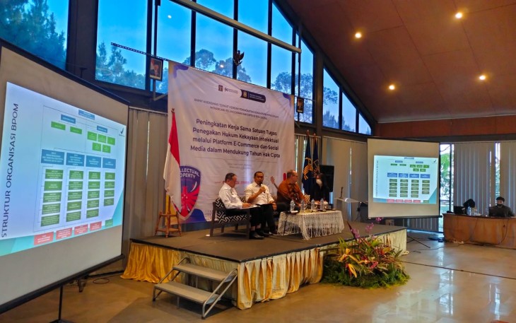 Rapat Koordinasi Terkait Peningkatan Kemampuan PPNS Dalam Menangani Pelanggaran Hak Cipta di Era Digital,  Rabu (29/06/2022) kemarin.