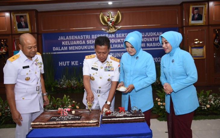 Kolinlamil saat Gelar Peringatan HUT ke-76 Jalasenastri