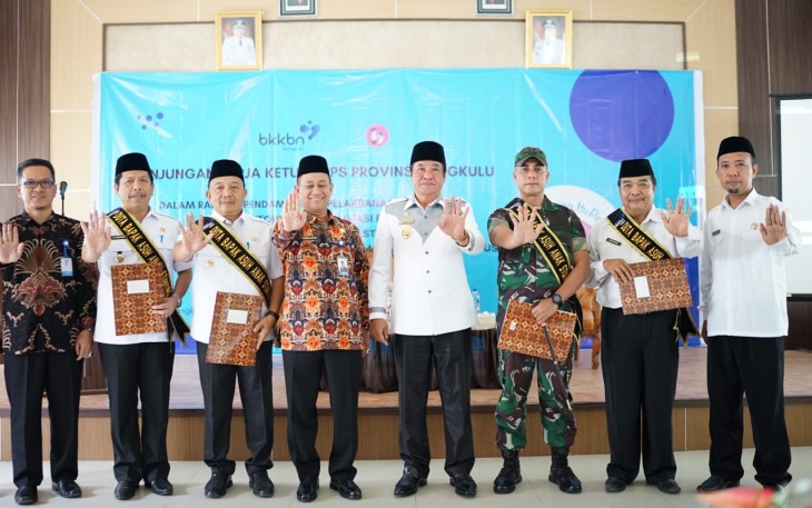 Wagub Rosjonsyah saat menghadiri acara Program Bangga Kencana Penurunan Stunting Kabupaten Seluma pada Rabu, 16/11/2022.