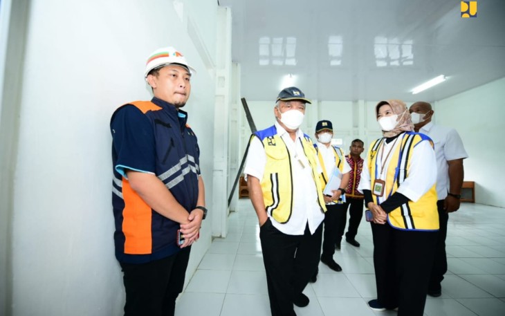 Menteri Basuki di Nias, Jumat (1/7/2022) kemarin.