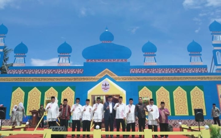 Suasana pembukaan MTQ Nasional ke-XXXIX tingkat Kabupaten Limapuluh Kota.