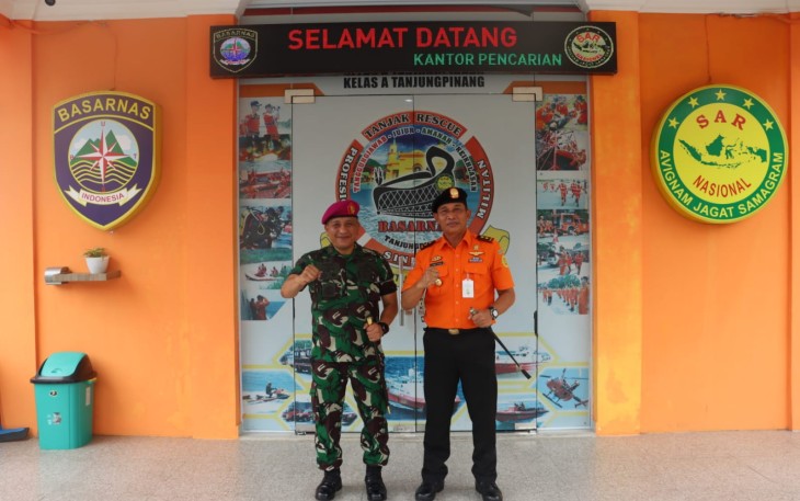Danyonmarhanlan IV saat Kunjungi Kantor Badan SAR Tanjungpinang 