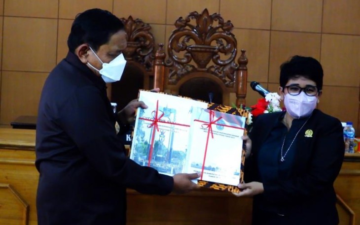 DPRD Bengkulu Utara Rapat Paripurna Penyerahan LKPj Bupati Tahun Anggaran 2021