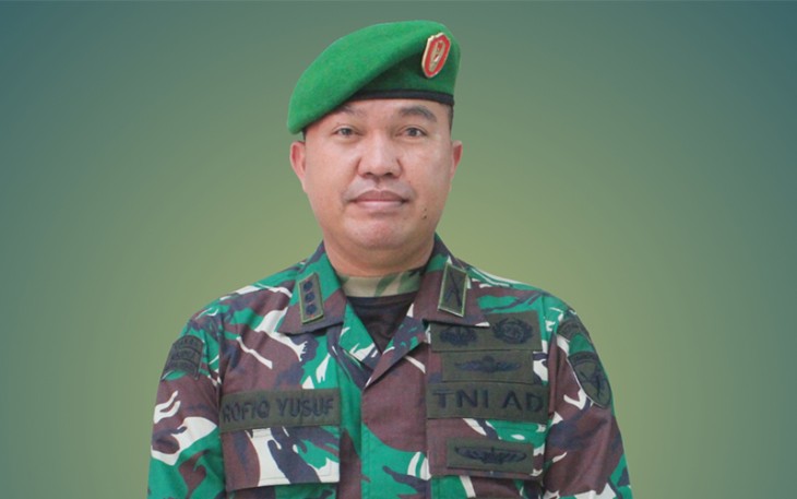 Dandim 1016/Palangka Raya Kolonel Inf Rofiq Yusuf, S.Sos