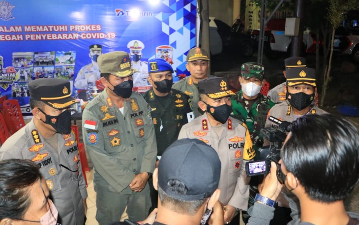 Kapolda Bengkulu Irjen Pol Drs Agung Wicaksono, M.Si saat ditemuai awak media