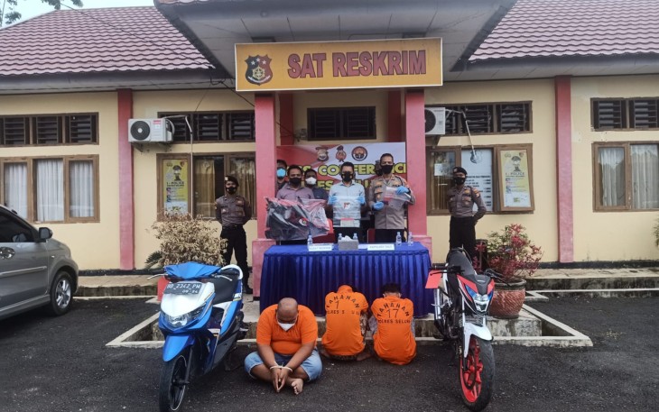 Tiga pelaku curanmor asal Kabupaten Seluma