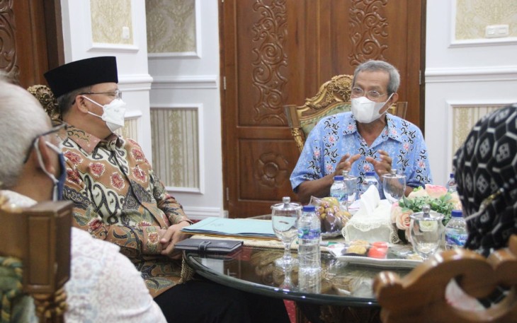 Koordinasi bersama Gubernur dan Perwakilan Universitas Bengkulu